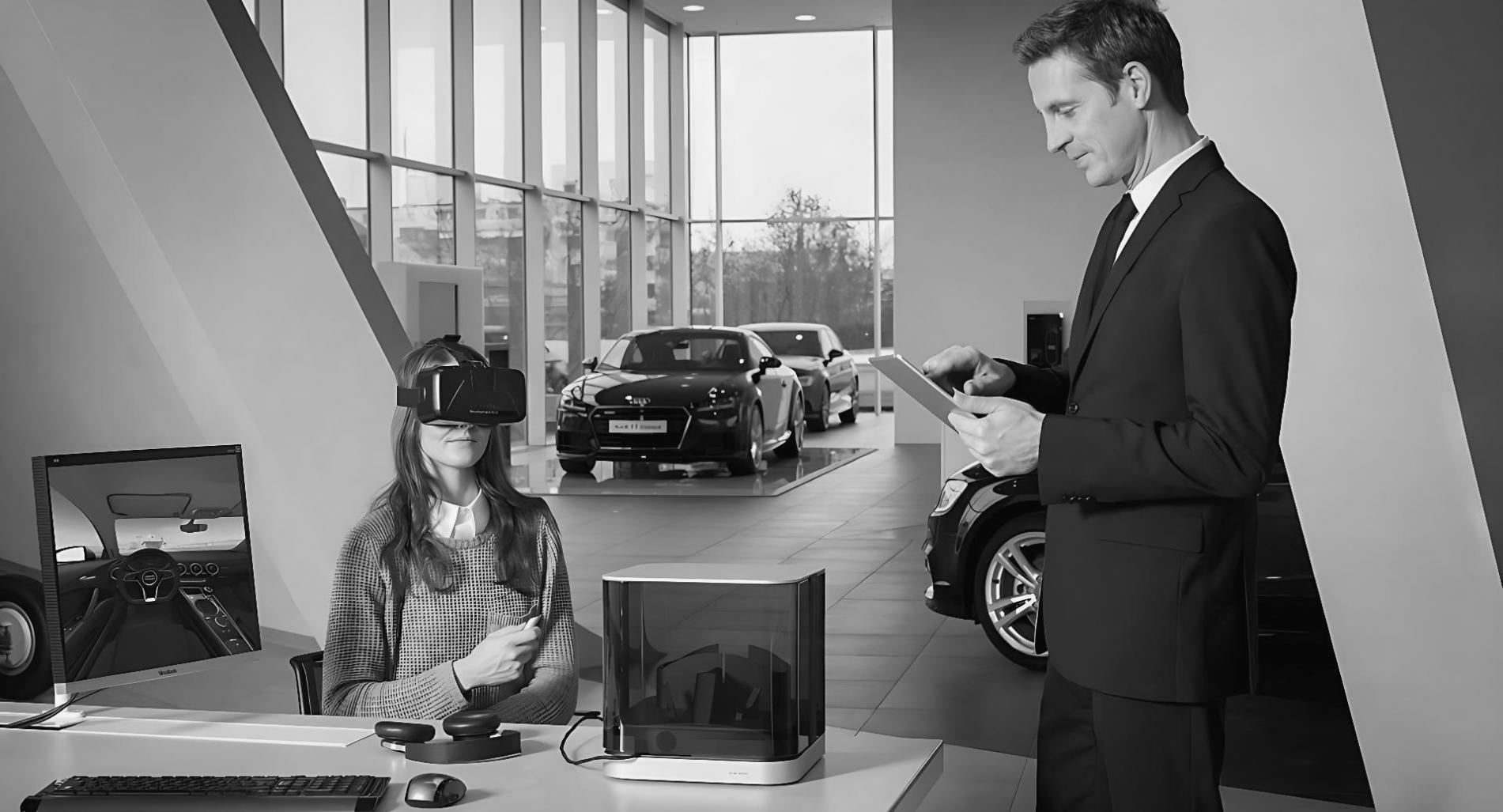 VR development workspace